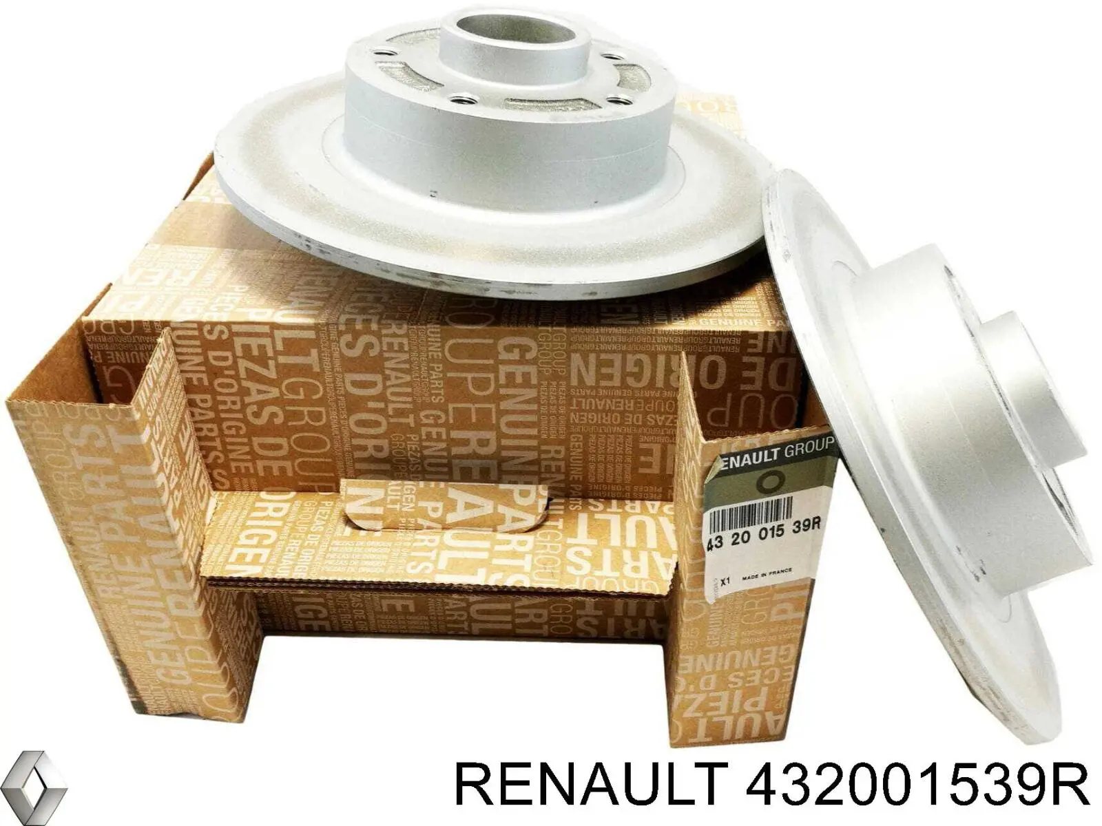 Тормозные диски 432001539R Renault (RVI)
