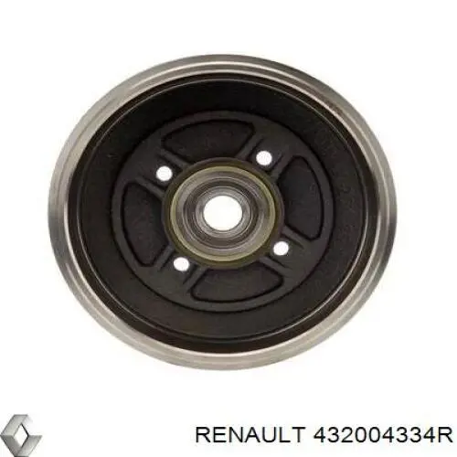 Барабан тормозной задний Renault (RVI) 432004334R цена, от 72.99 USD