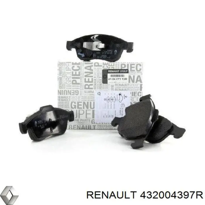 432004397R RENAULT Freno de tambor trasero original y equivalente