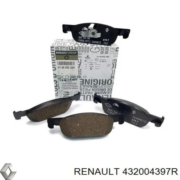 Freno de tambor trasero 432004397R Renault (RVI)