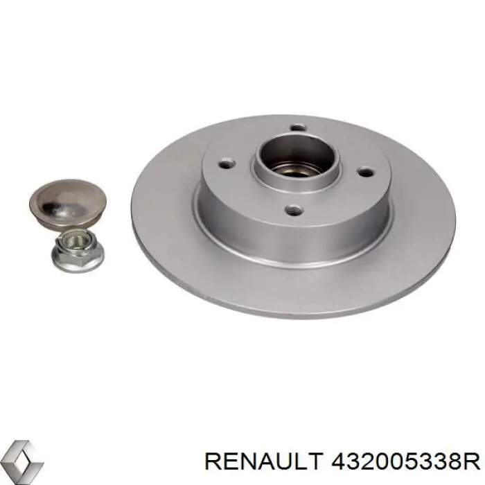 Задний дисковый тормоз Renault (RVI) 432005338R