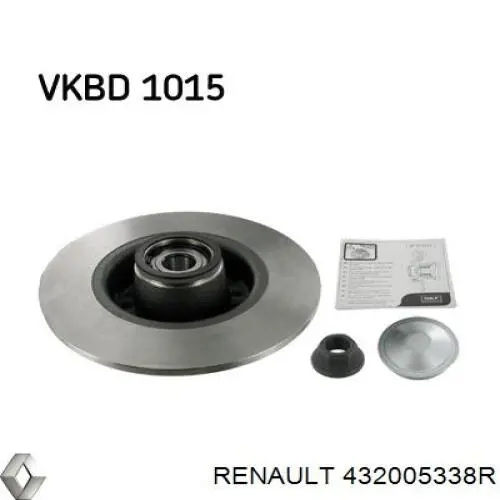 Купить 432005338R Renault (RVI) Диск тормозной задний