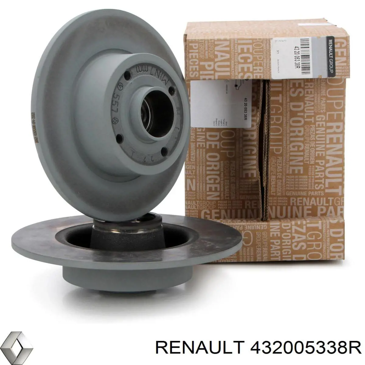 432005338R Renault (RVI) диск тормозной задний