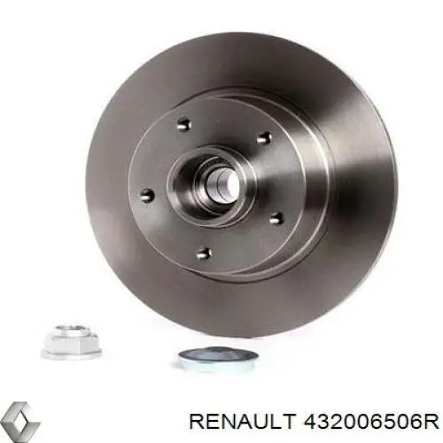 432006506R Renault (RVI) диск тормозной задний