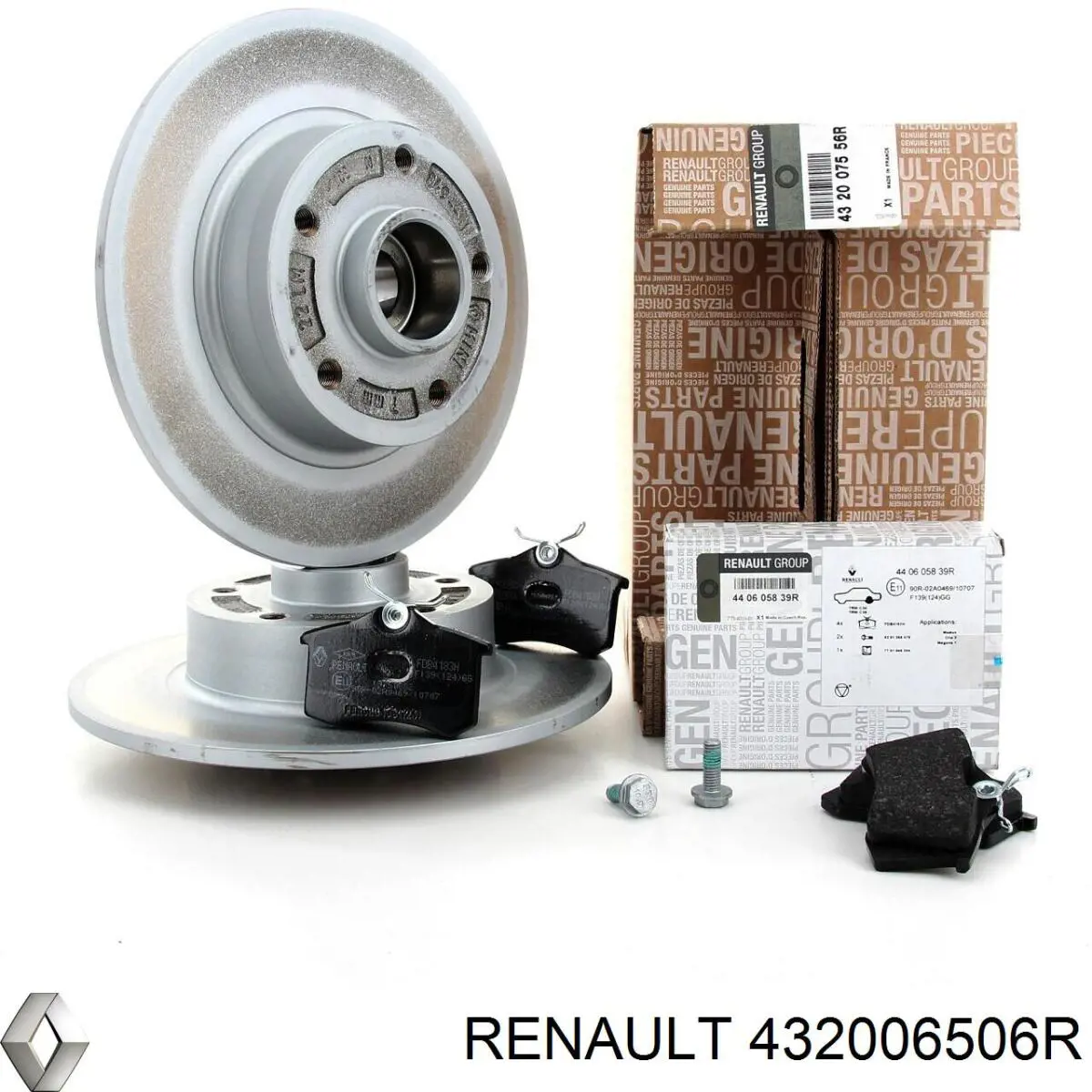 Задний тормозной диск Renault (RVI) 432006506R цена, от 82.74 USD