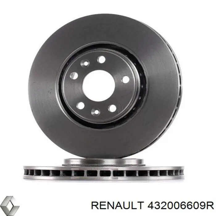 Задний тормозной диск Renault (RVI) 432006609R цена, от 111.77 USD