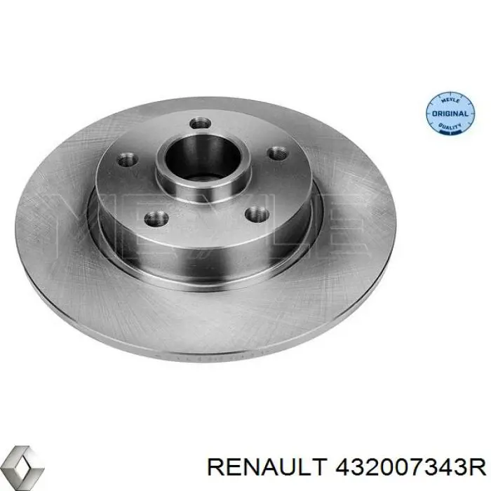 432007343R Renault (RVI) тормозные диски