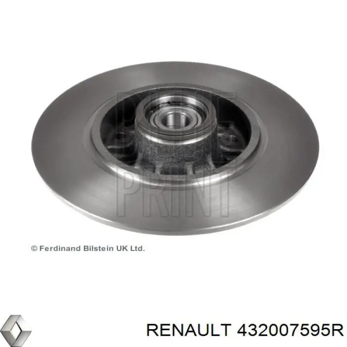 Задний дисковый тормоз Renault (RVI) 432007595R