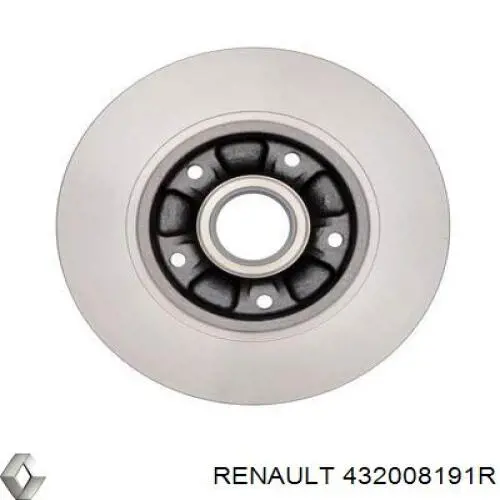 Задний дисковый тормоз Renault (RVI) 432008191R