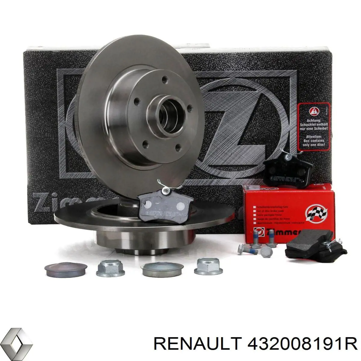 Тормозные диски 432008191R Renault (RVI)