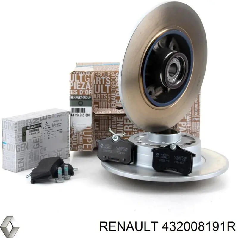 Купить 432008191R Renault (RVI) Диск тормозной задний