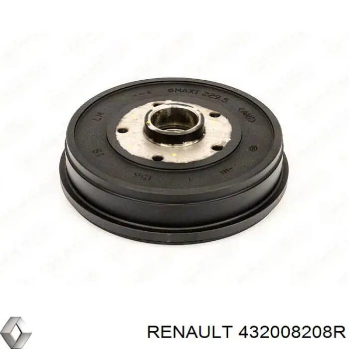 432008208R Renault (RVI) барабан тормозной задний