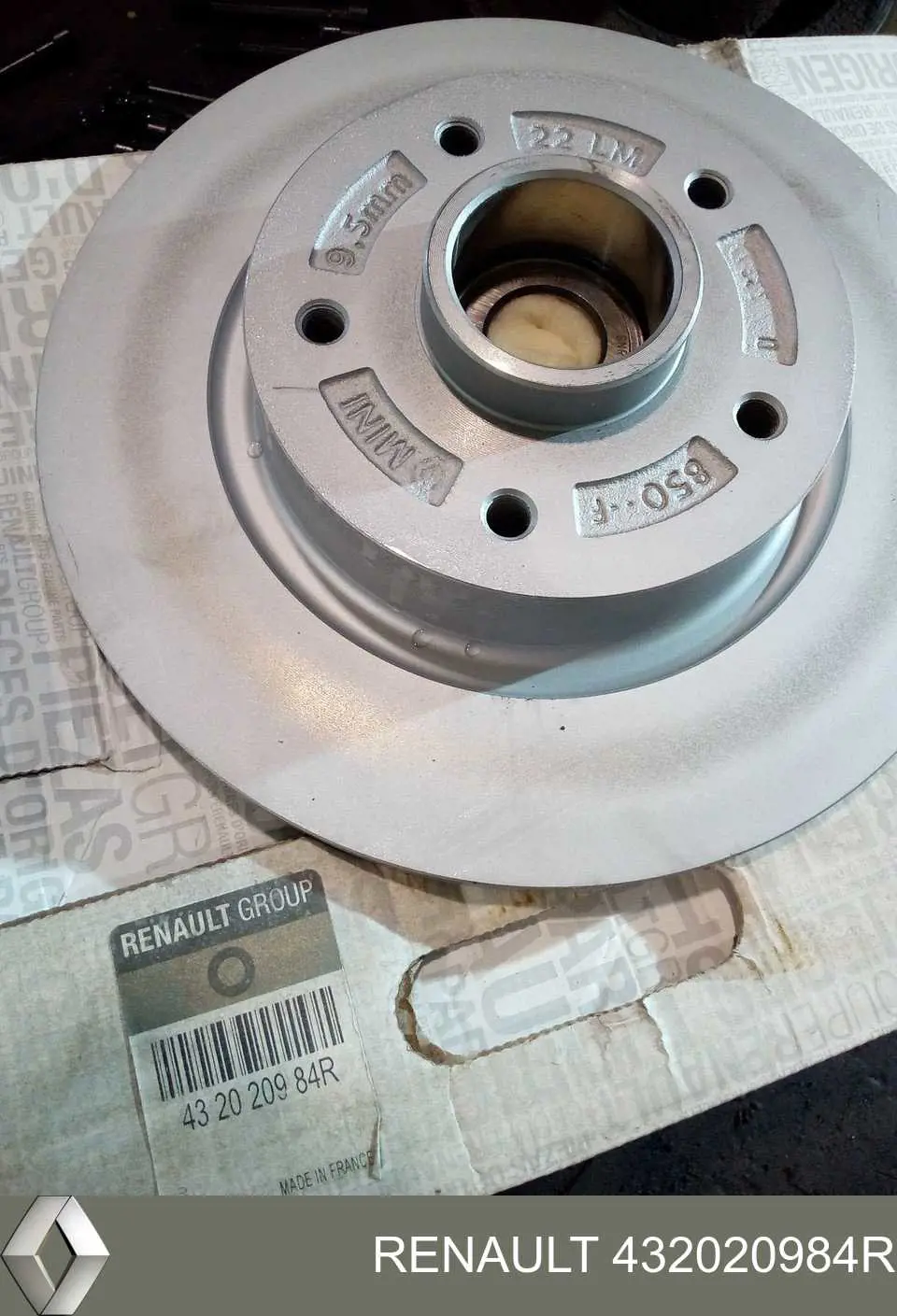 Задний тормозной диск Renault (RVI) 432020984R цена, от 107.98 USD