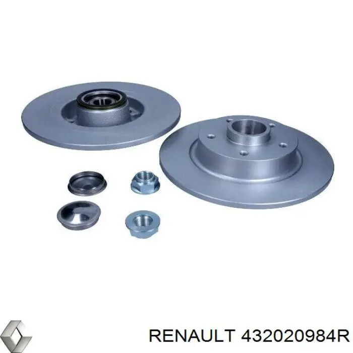 Задний тормозной диск Renault (RVI) 432020984R цена, от 107.98 USD
