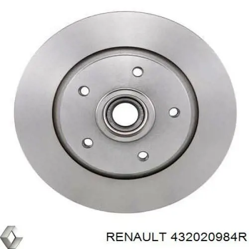 Задний дисковый тормоз Renault (RVI) 432020984R