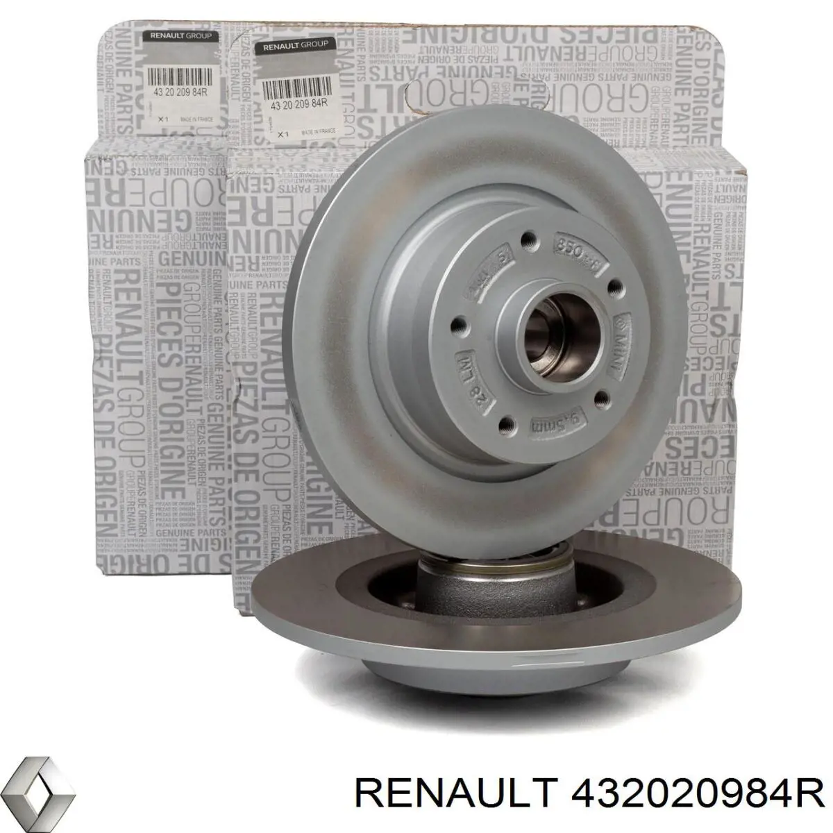 Купить 432020984R Renault (RVI) Диск тормозной задний