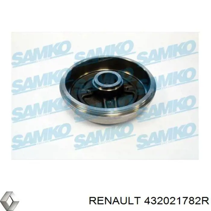 Барабан тормозной задний Renault (RVI) 432021782R цена, от 55.07 USD