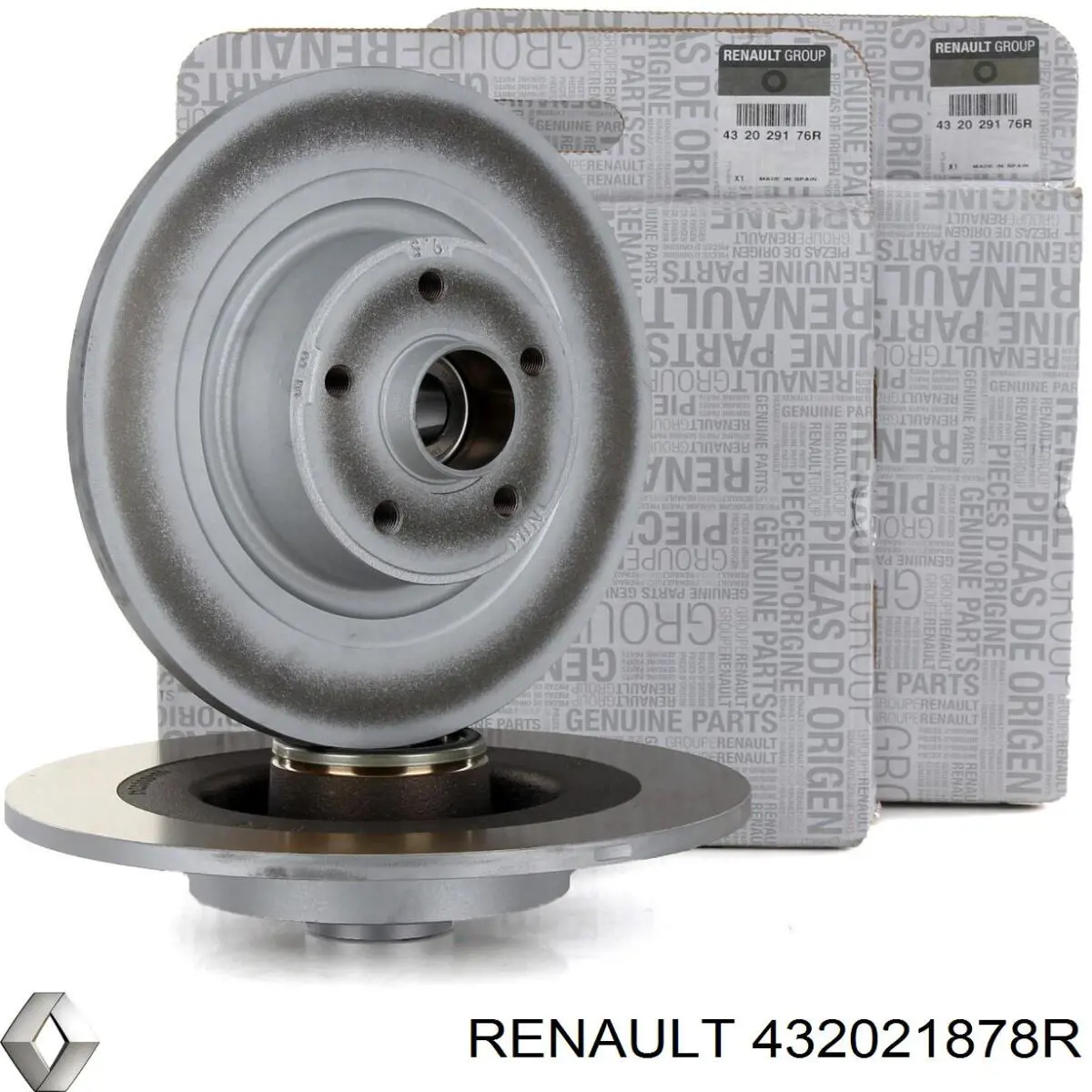 Задний тормозной диск Renault (RVI) 432021878R цена, от 107.37 USD