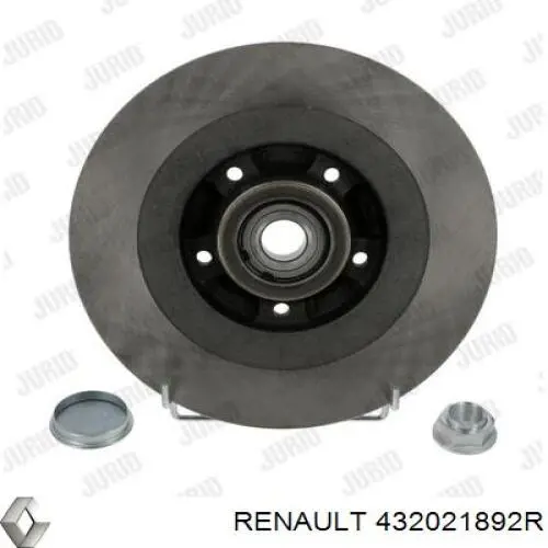 Купить 432021892R Renault (RVI) Диск тормозной задний