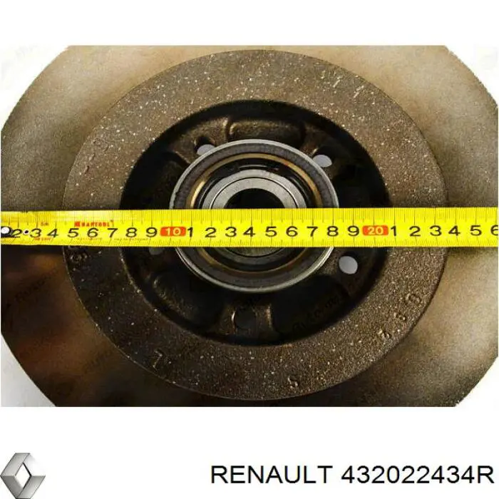 Задний дисковый тормоз Renault (RVI) 432022434R