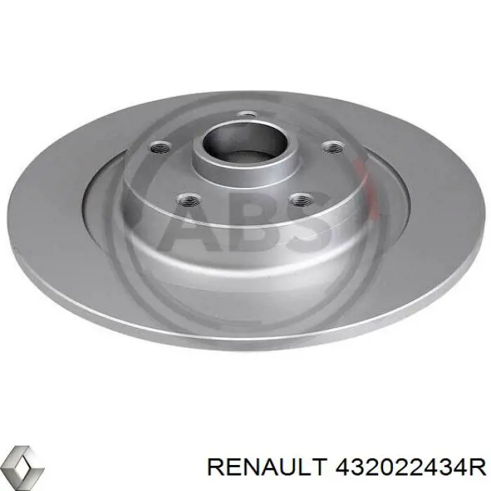 Купить 432022434R Renault (RVI) Диск тормозной задний