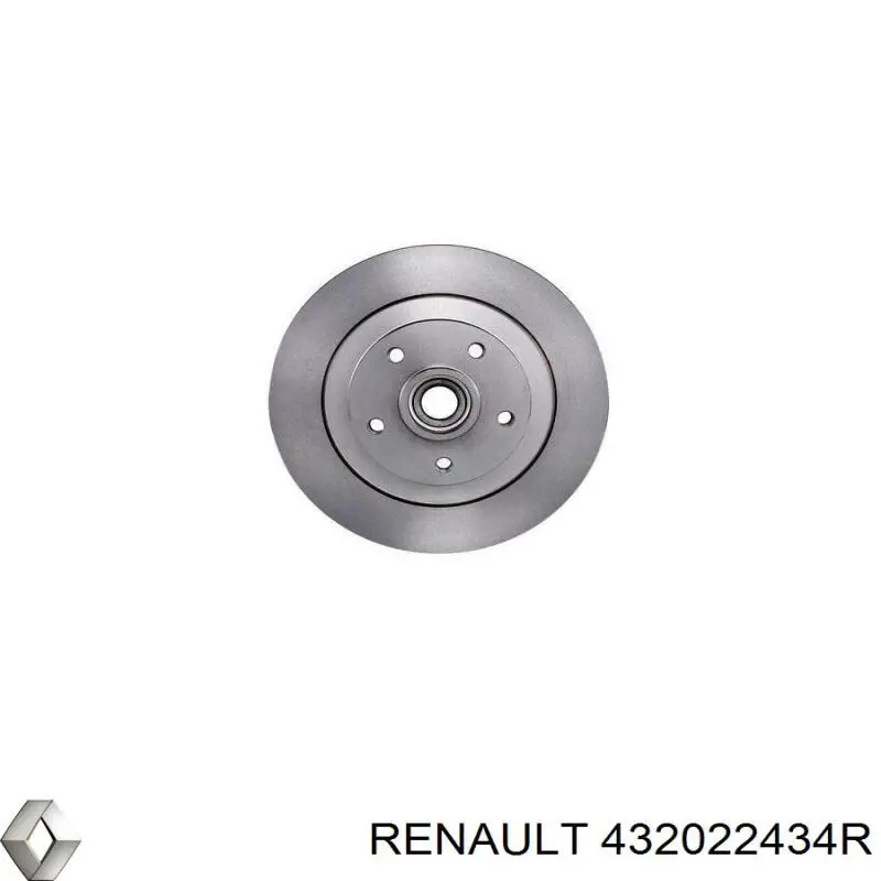 Тормозные диски 432022434R Renault (RVI)