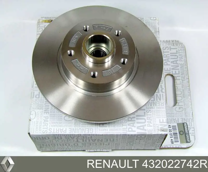 Диск тормозной задний Renault (RVI) 432022742R