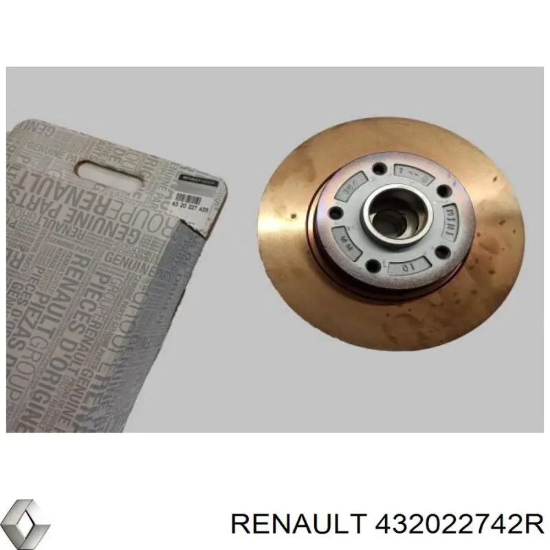 Задний тормозной диск Renault (RVI) 432022742R цена, от 81.06 USD