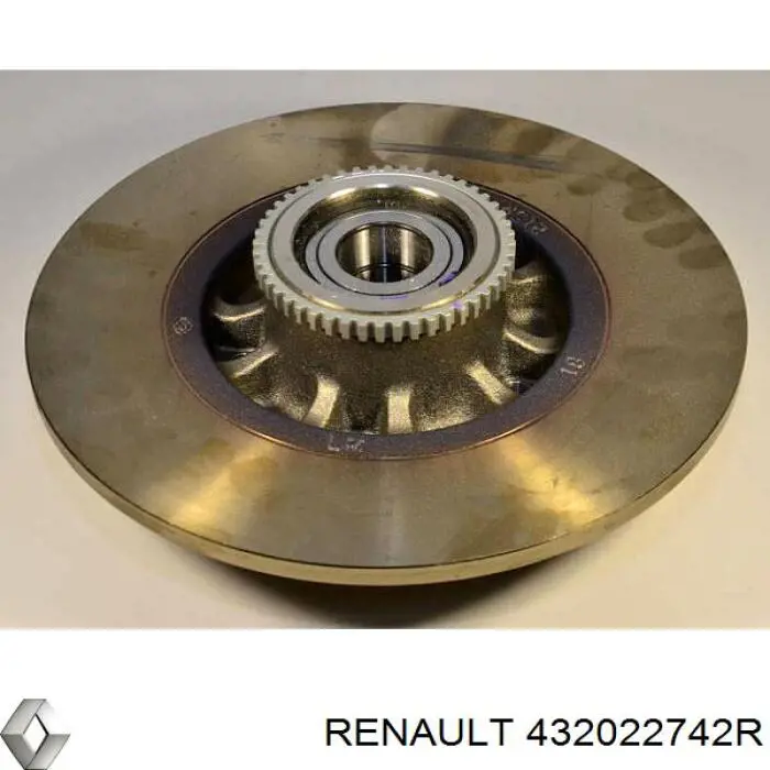 Тормозные диски 432022742R Renault (RVI)