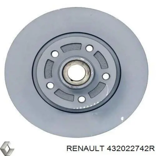 Диск гальмівний задній 432022742R Renault (RVI)