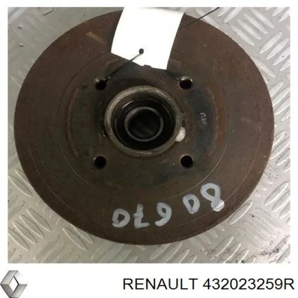 432023259R Renault (RVI) барабан тормозной задний