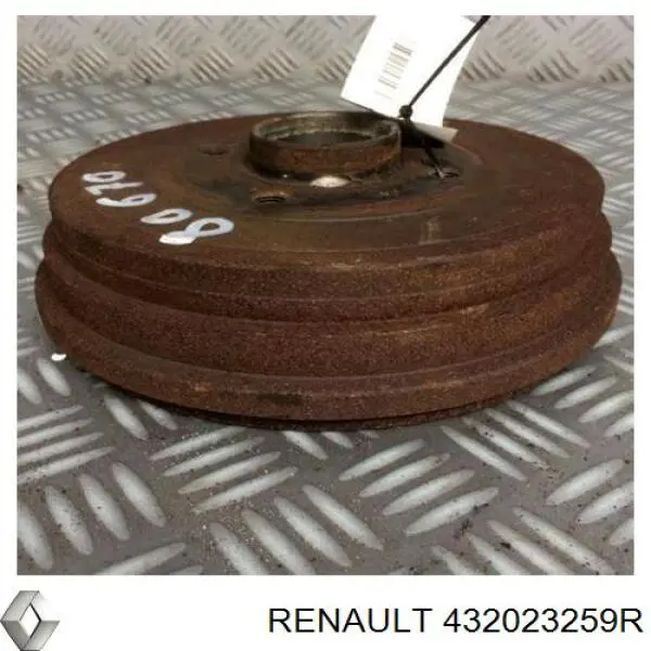 Барабан тормозной задний Renault (RVI) 432023259R цена, от 45.08 USD