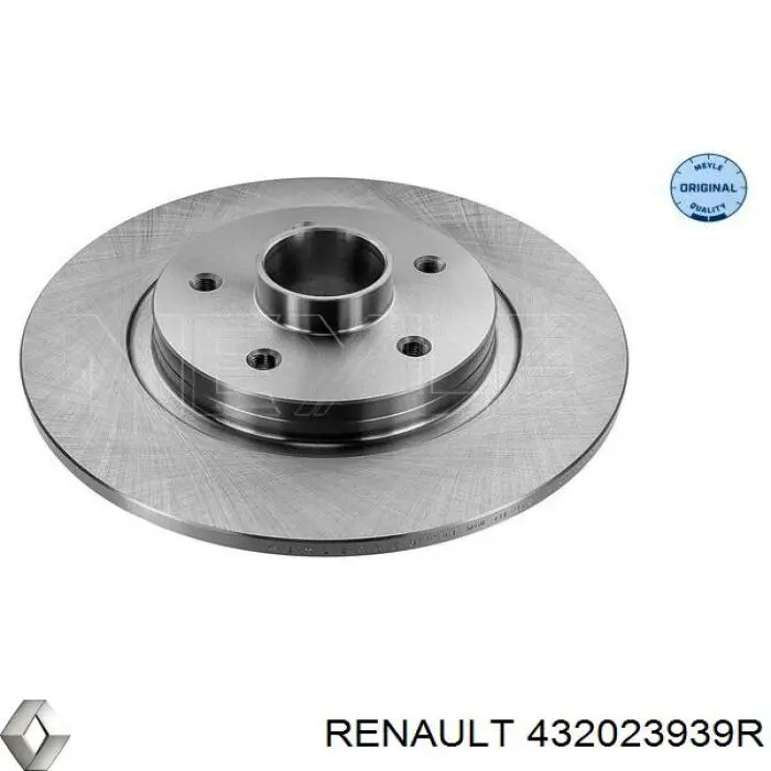 Задний тормозной диск Renault (RVI) 432023939R цена, от 89.93 USD