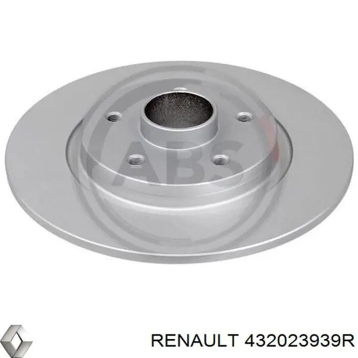 Купить 432023939R Renault (RVI) Диск тормозной задний