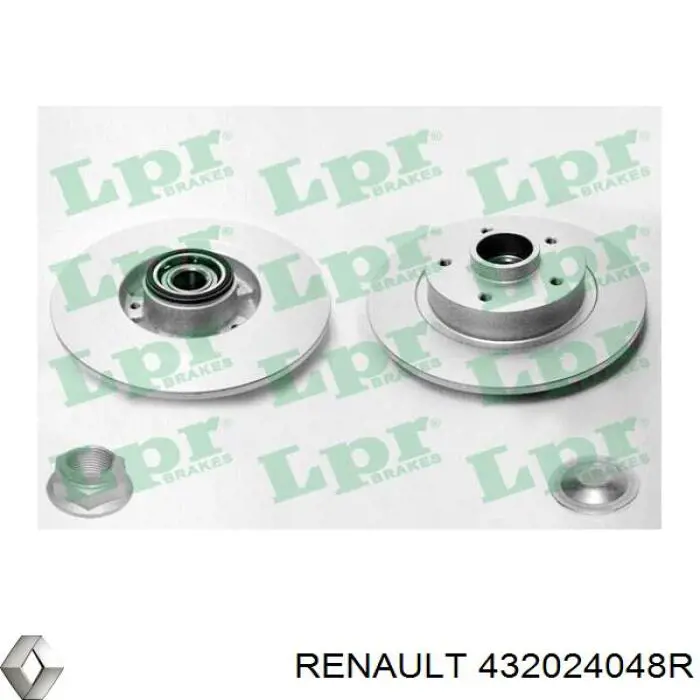 Купить 432024048R Renault (RVI) Диск тормозной задний