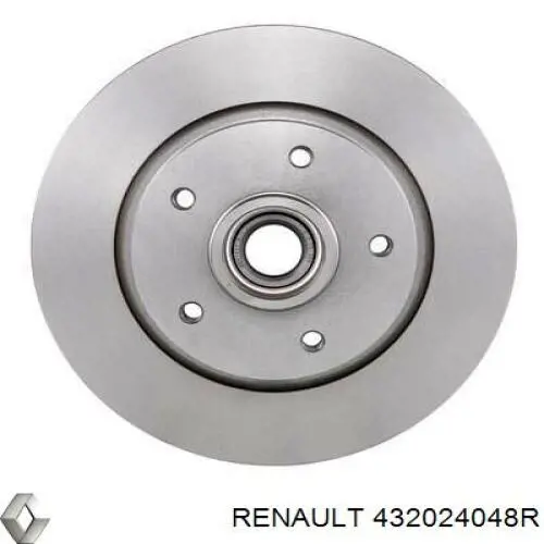 432024048R Renault (RVI) диск тормозной задний