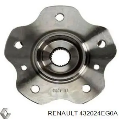432024EG0A Renault (RVI) Ступица задняя