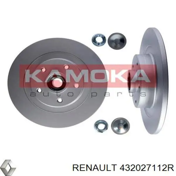 Disco de freno trasero 432027112R Renault (RVI)