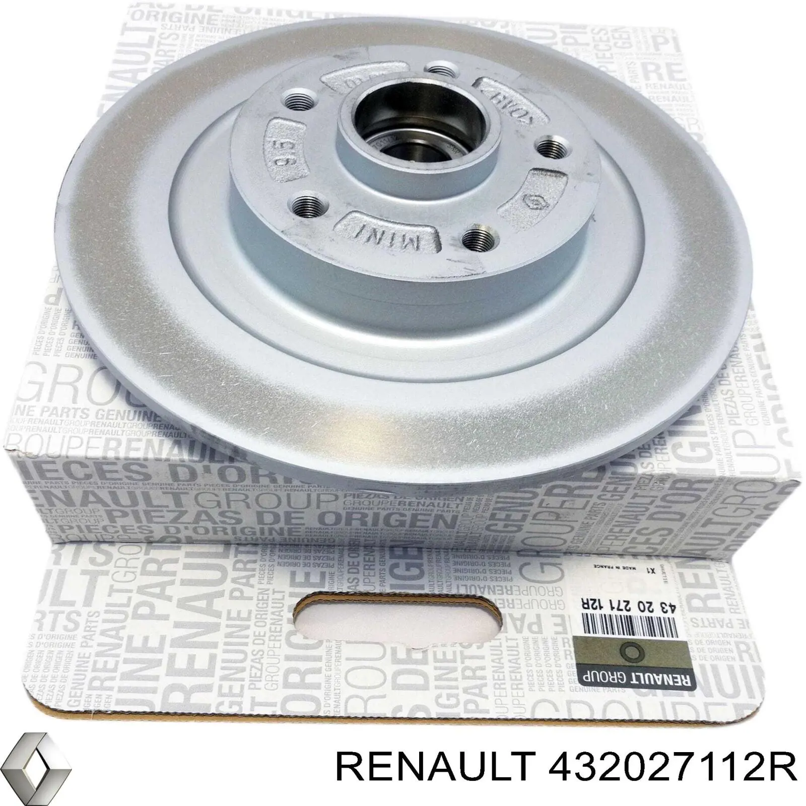 Задний тормозной диск Renault (RVI) 432027112R цена, от 99.79 USD