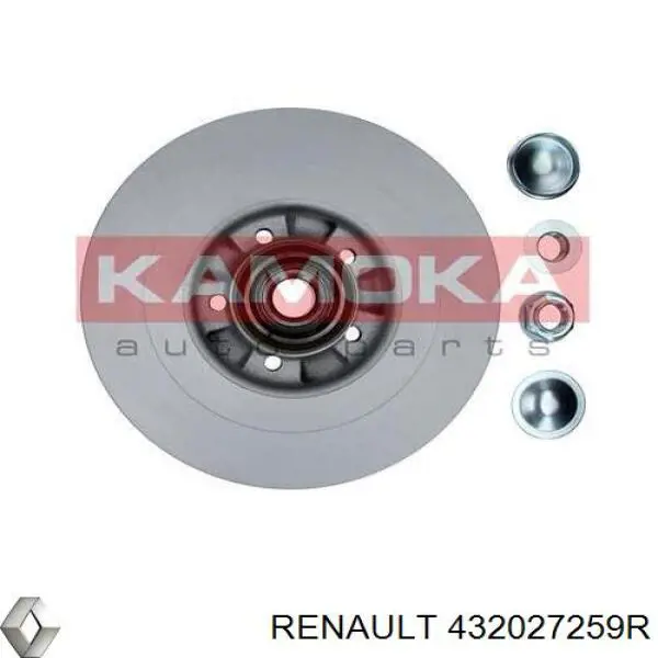 Купить 432027259R Renault (RVI) Диск тормозной задний