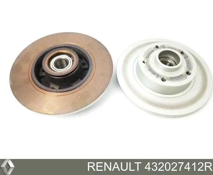 Диск тормозной задний Renault (RVI) 432027412R