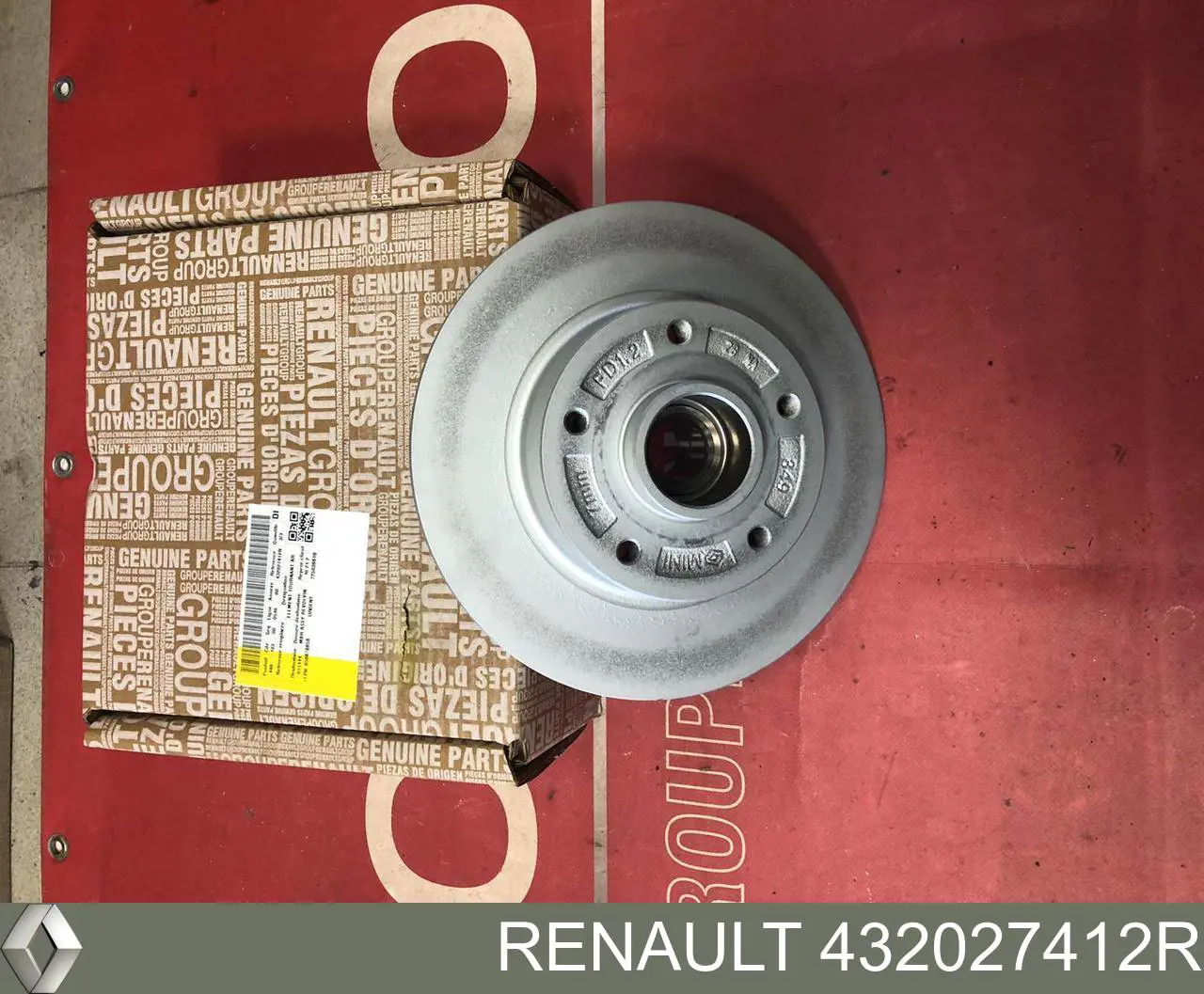 Задний тормозной диск Renault (RVI) 432027412R цена, от 127.10 USD