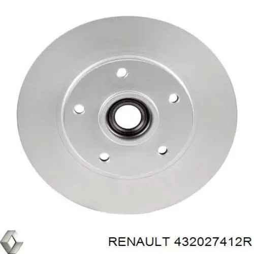 Купить 432027412R Renault (RVI) Диск тормозной задний