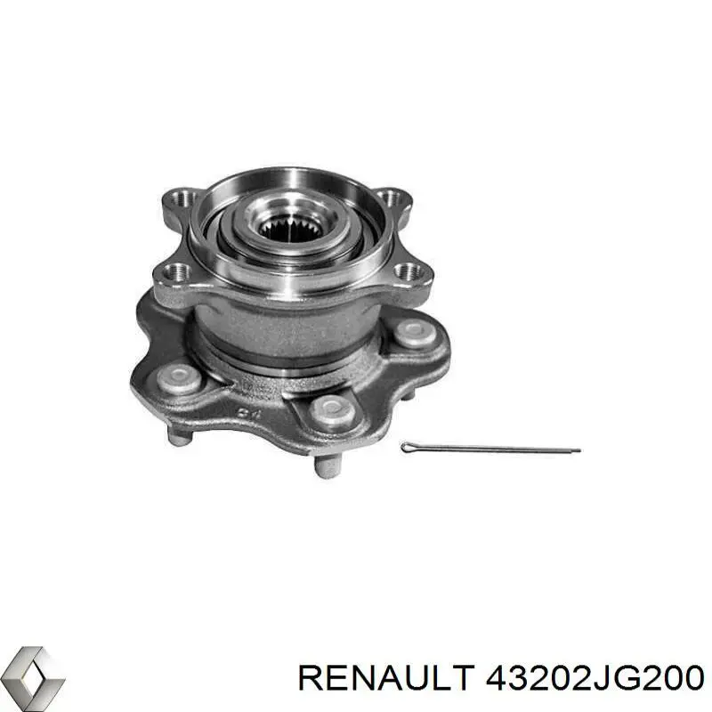 Ступица задняя 43202JG200 Renault (RVI)