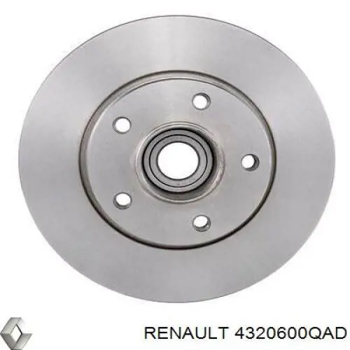 4320600QAD Renault (RVI) тормозные диски
