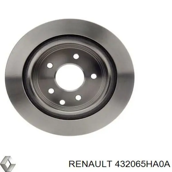 Купить 432065HA0A Renault (RVI) Диск тормозной задний