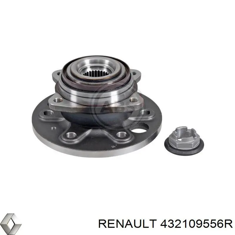 Cojinete de rueda delantero 432109556R Renault (RVI)