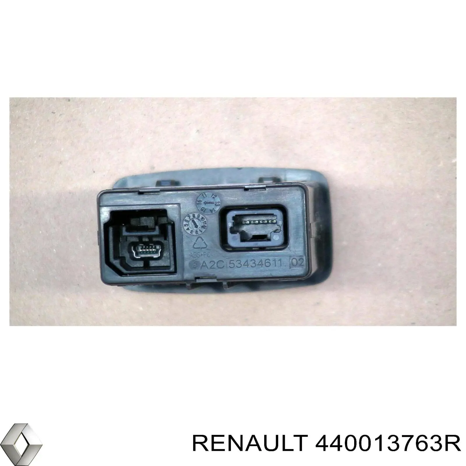 440013763R Renault (RVI) suporte do freio traseiro direito