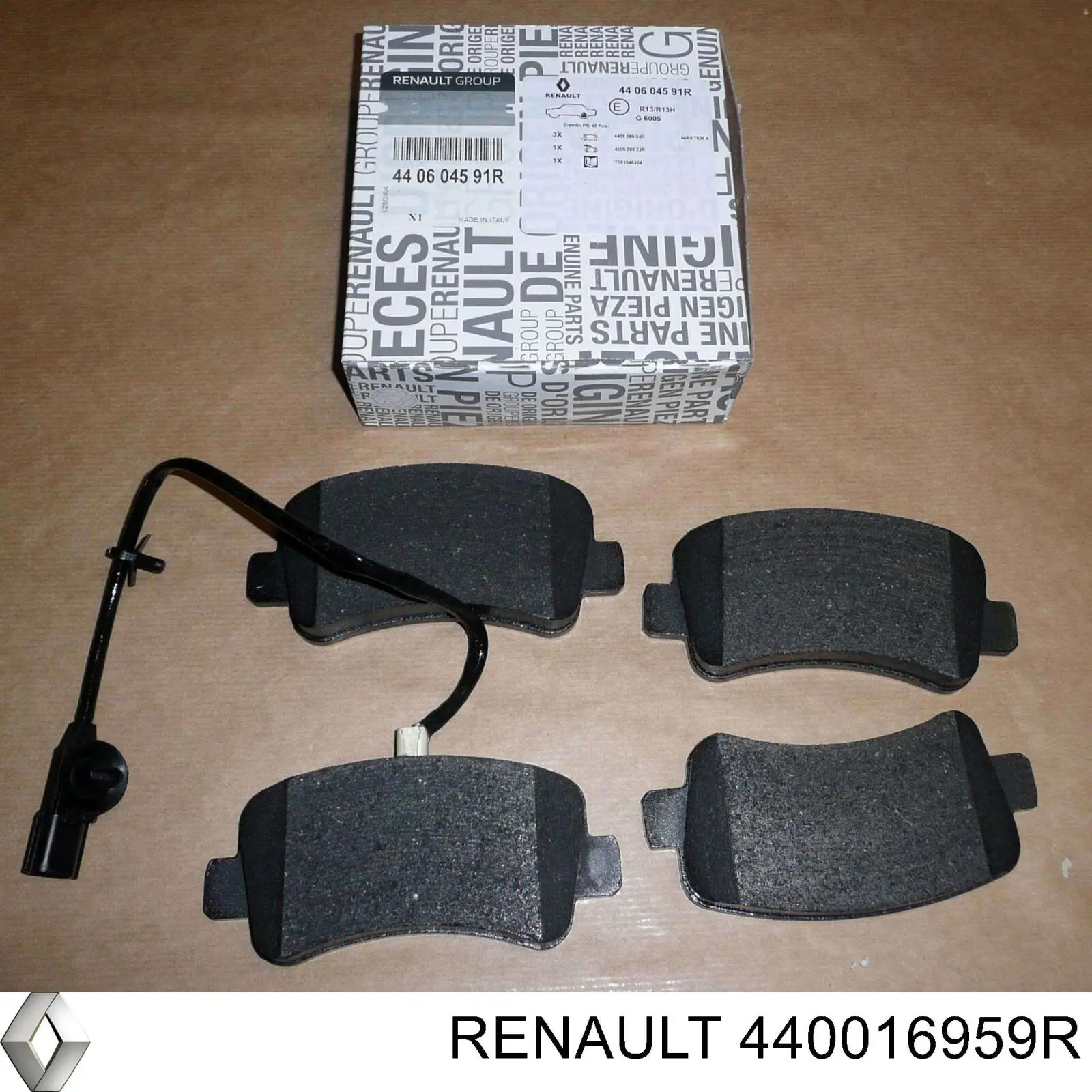 Суппорт задний правый 440016959R Renault (RVI)