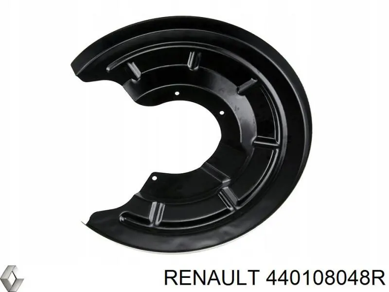 Диск опорный заднего тормозного барабана левый 7701048290 Renault (RVI)